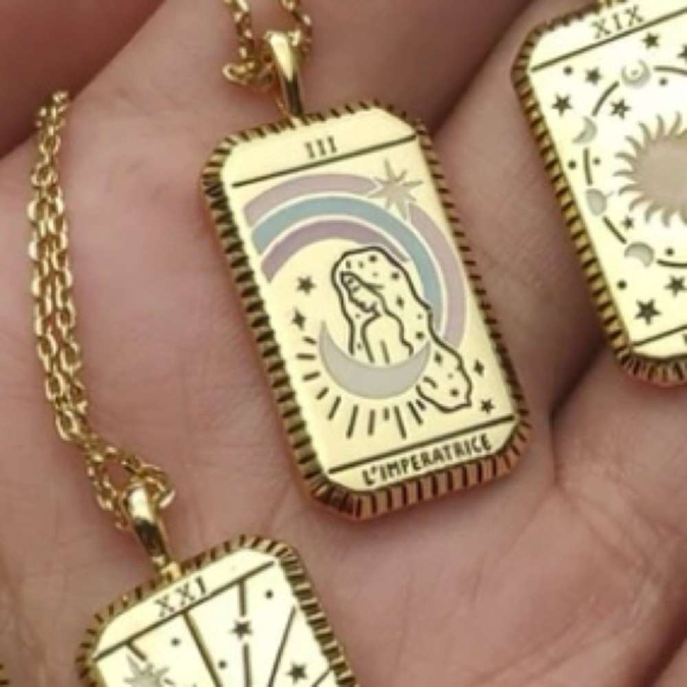 Wanderlust and Co L’imperatrice (The Empress) Tarot Necklace